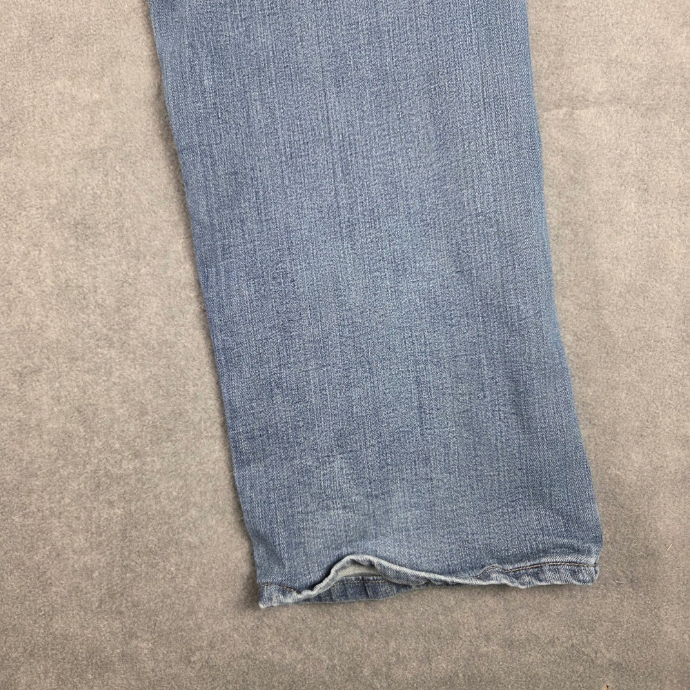 Lee Relaxed Fit Straight Leg Jeans Womens 16 Long Blue Good Stretch Denim - Picture 11 of 14